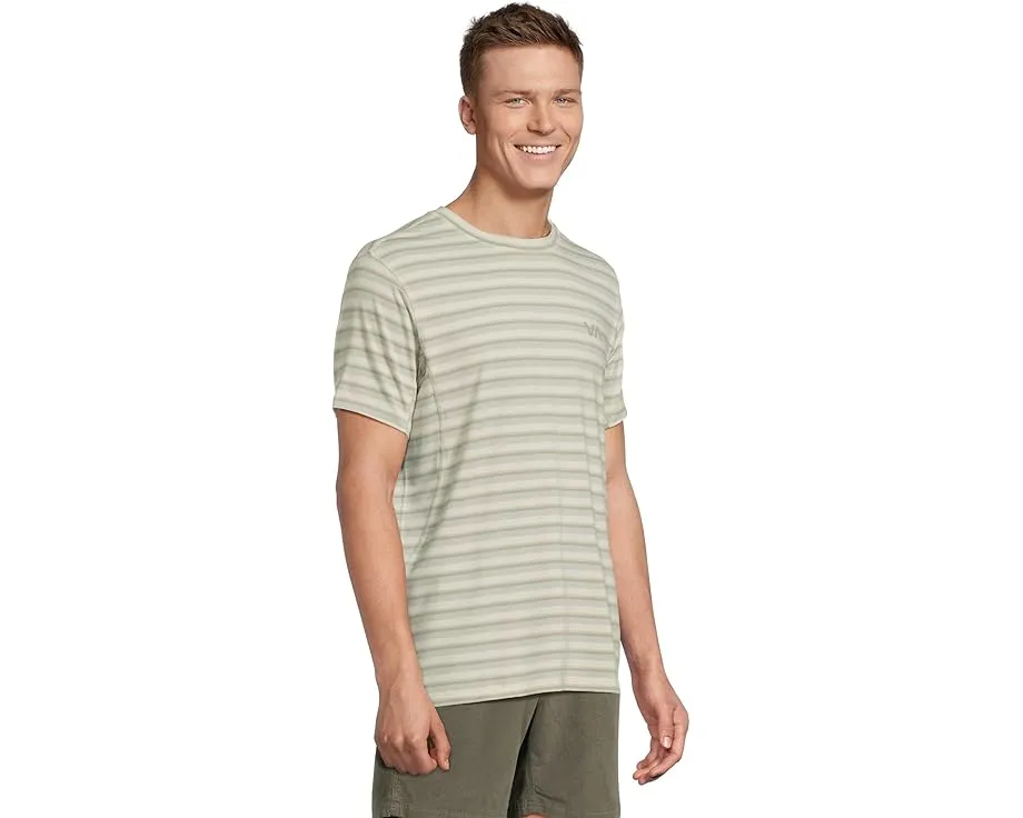 Футболка RVCA Sport Vent с полосками и влагоотводящей тканью