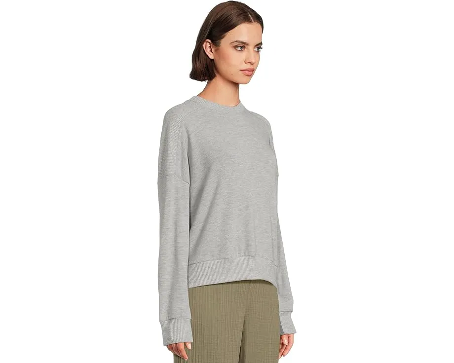 Свитер Michael Stars с круглой горловиной и ребристыми деталями