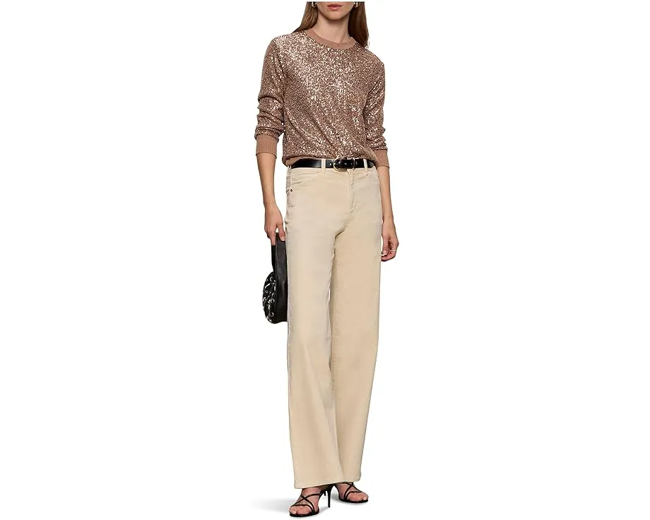 Свитшот Sanctuary Relaxed Sparkle Popover с блестками и длинными рукавами