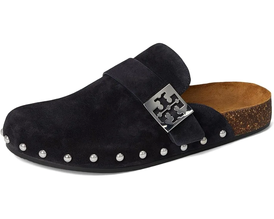 Мюли Tory Burch Mellow Stud с ремешком и металлическим логотипом