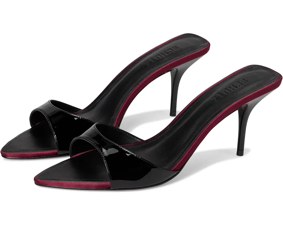 Туфли Schutz Elodie на шпильке с открытым носком из кожи