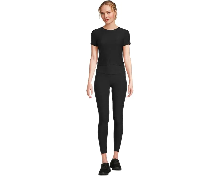 Beyond Yoga футболка Featherweight Cropped с ребристой отделкой