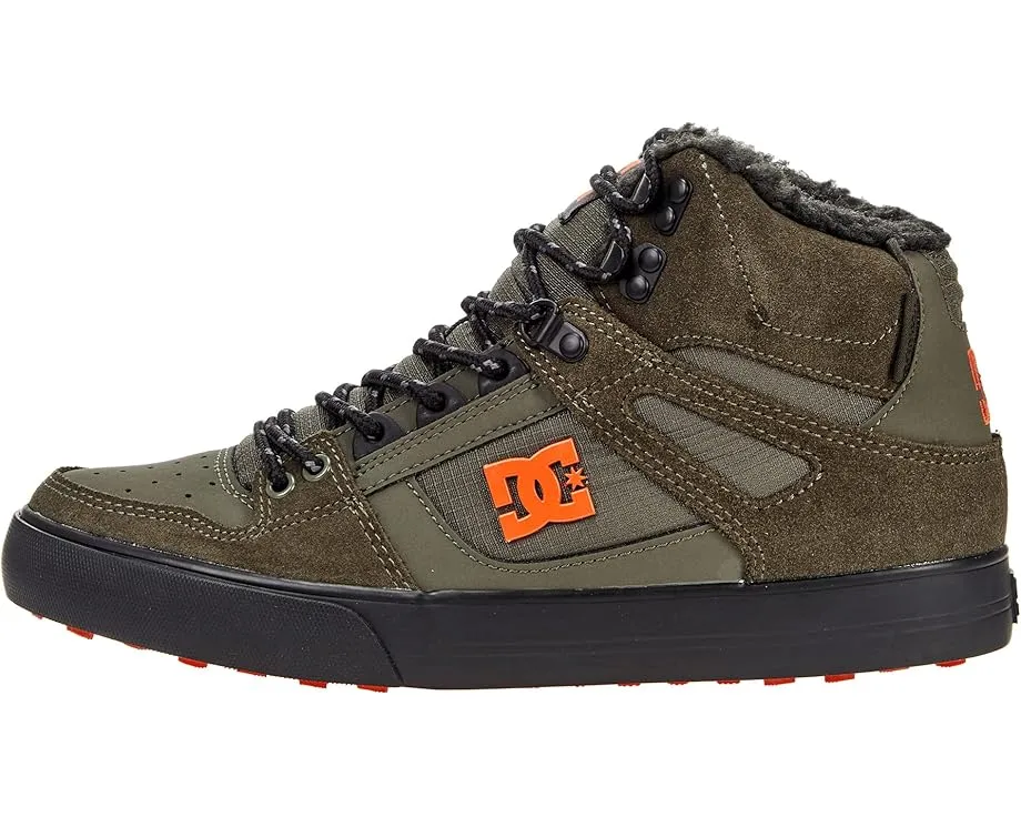DC Зимние кроссовки Pure High-Top WC WNT из нубука и баллистического нейлона