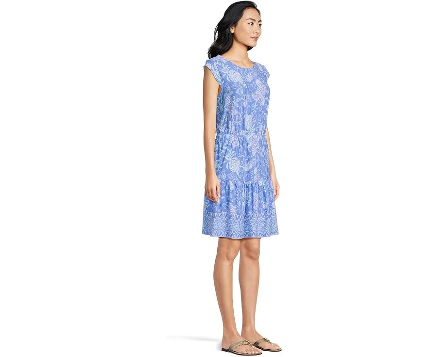 Платье Lilly Pulitzer Danville с коротким рукавом и резинкой на талии