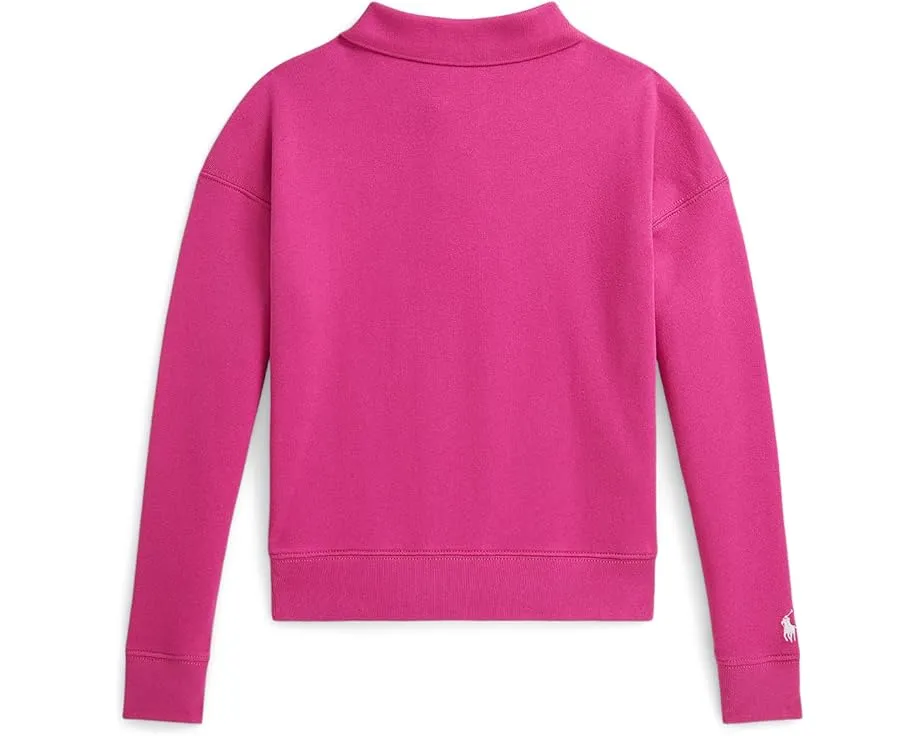 Толстовка Polo Team из махровой ткани с воротником-поло Polo Ralph Lauren для старших детей