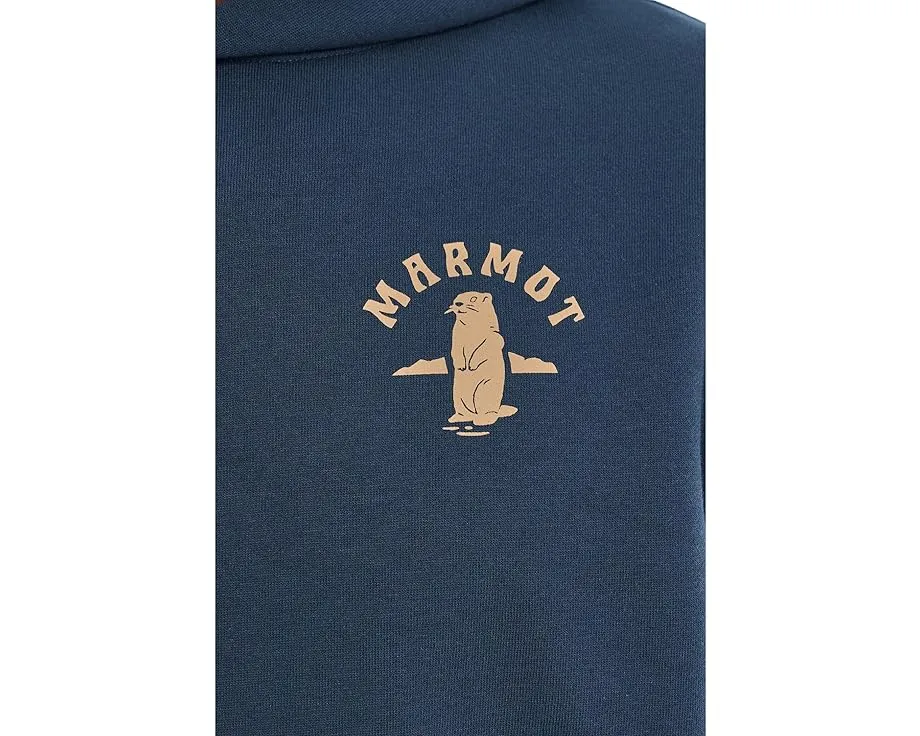 Толстовка Marmot MMW Circle Critter с капюшоном и принтом