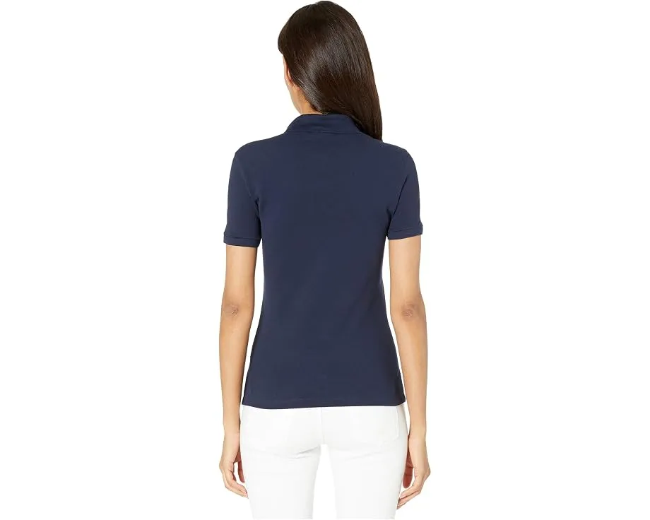 Поло Lacoste Slim Fit из хлопкового пике с коротким рукавом