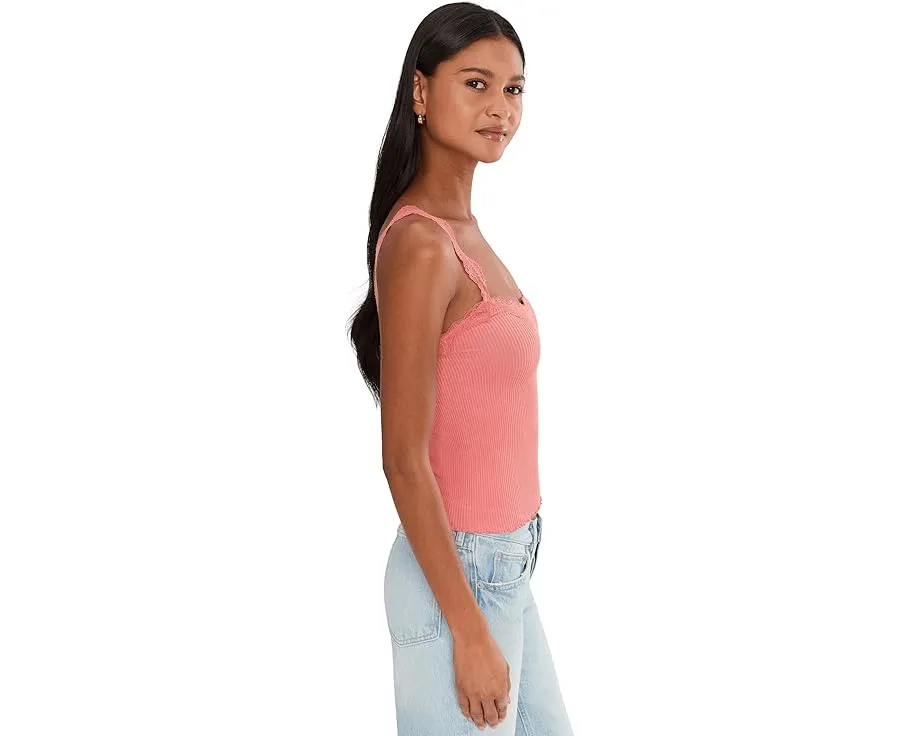 Топ-ками Free People Spring Fever с квадратным вырезом и кружевом