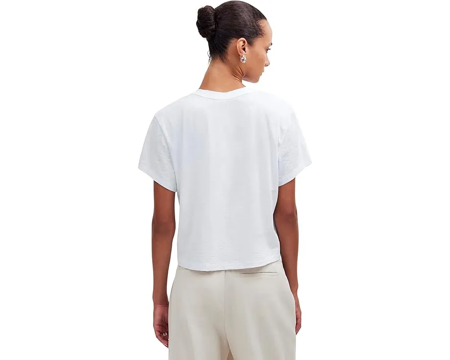 Футболка Madewell The Boxy Crop Tee из мягкой ткани