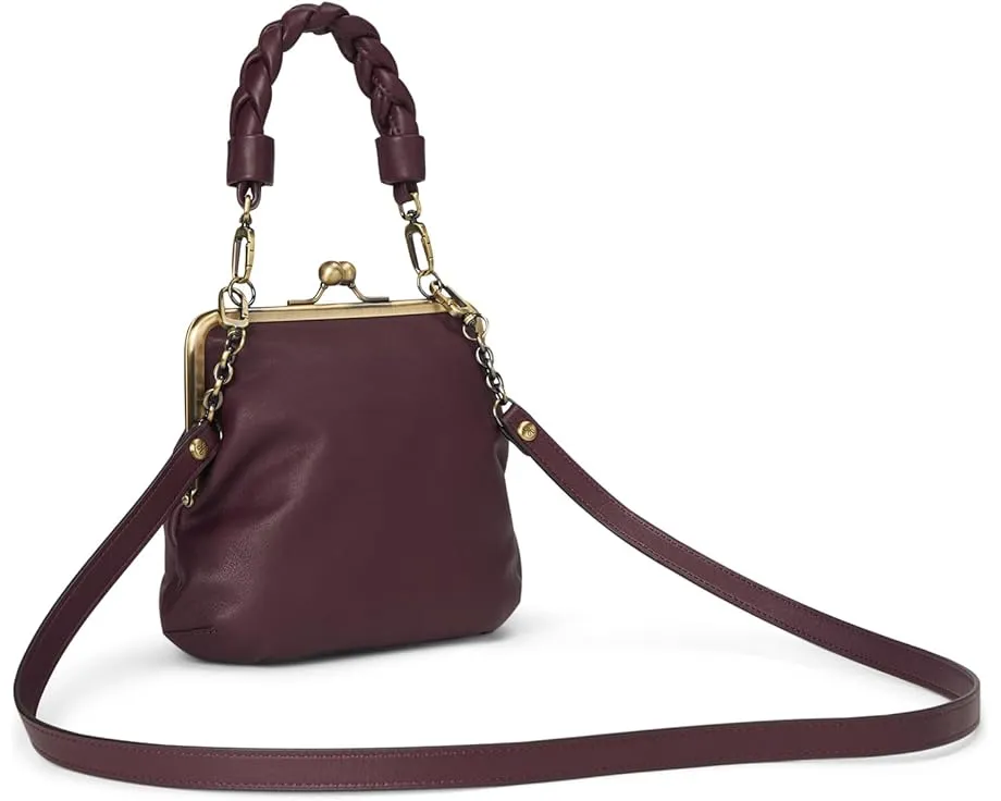 Кожаная сумка кроссбоди HOBO Alba с застежкой-кисслок