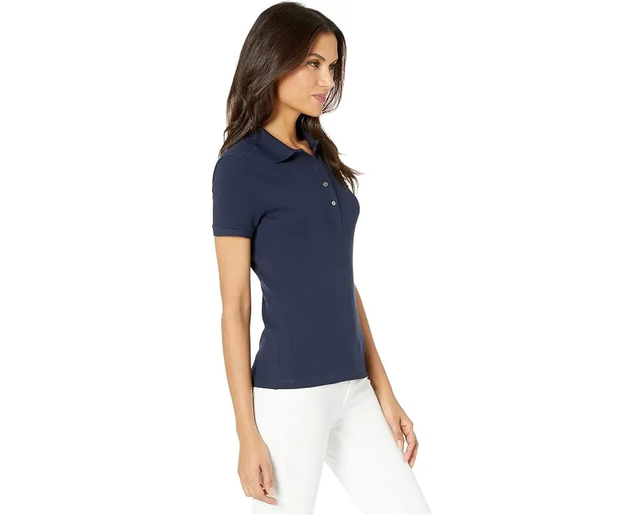 Поло Lacoste Slim Fit из хлопкового пике с коротким рукавом