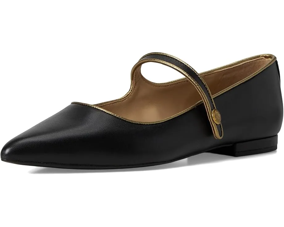 Туфли-оксфорды Londyn из кожи Mary Jane с металлизированной отделкой от Lauren Ralph Lauren