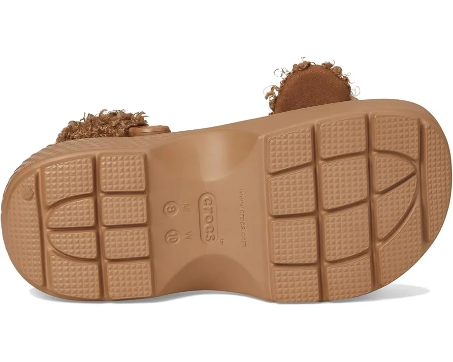 Сабо Crocs Stomp Lined Clogs с искусственным мехом и массивной подошвой