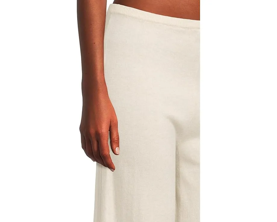 Eberjey Брюки Sweater Pants из смесовой ткани с широким кроем