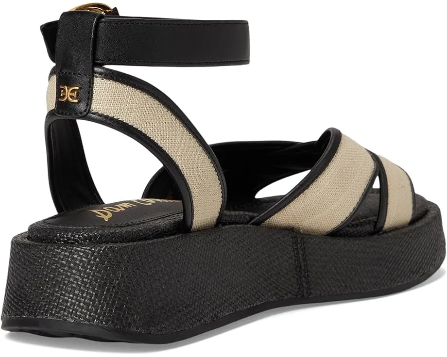 Сандалии Sam Edelman Nylie на платформе с фактурным ремешком и регулируемой пряжкой