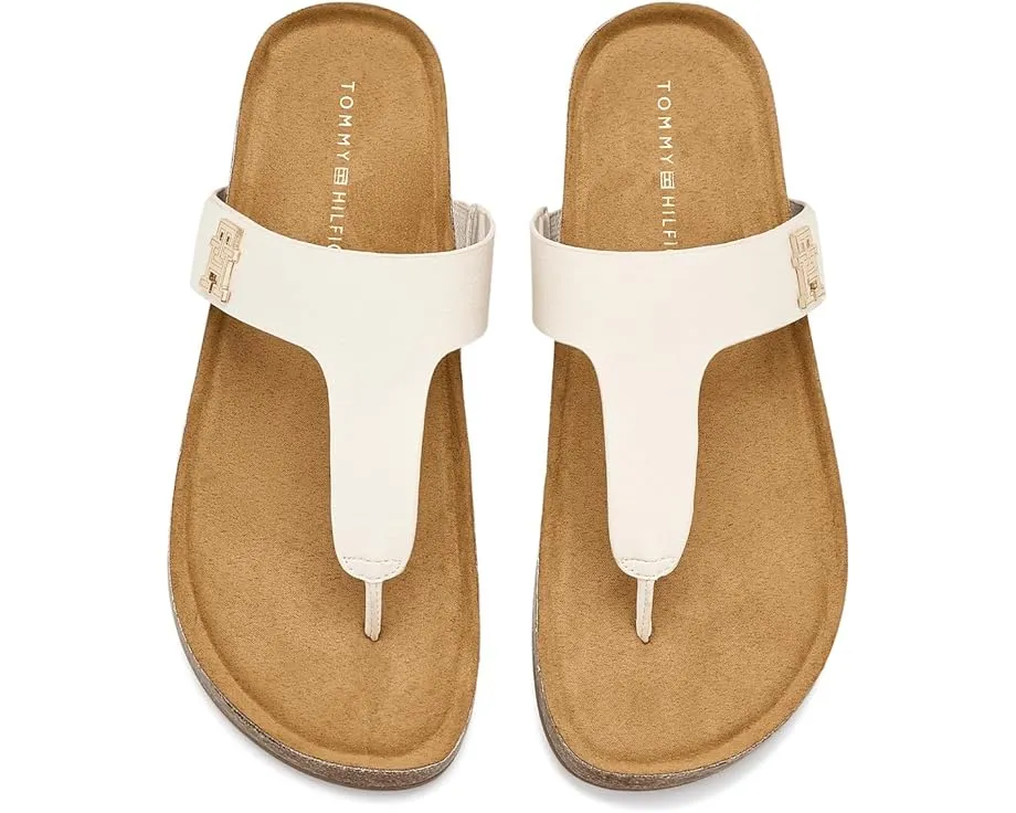 Босоножки Tobeach Tommy Hilfiger с миндальным носком и блестящей фурнитурой