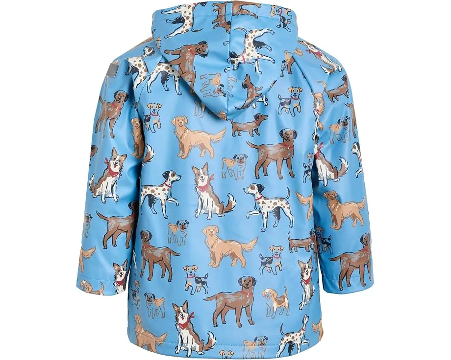 Дождевик Hatley Blue Little Pups на кнопках для малышей