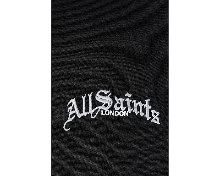 Свитшот AllSaints Descent с длинным рукавом и готической вышивкой