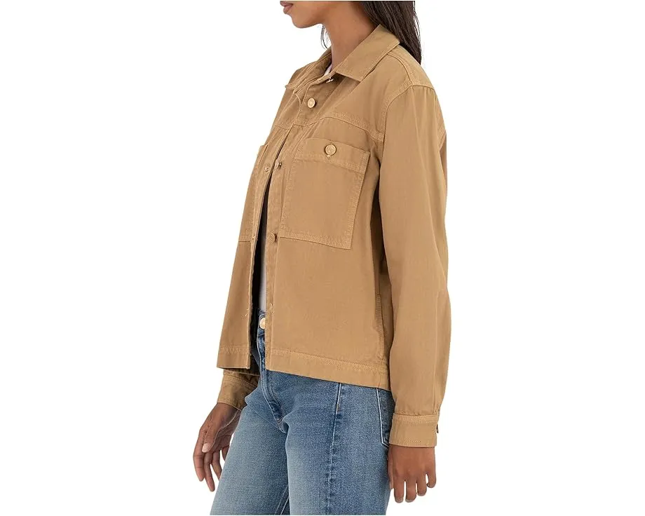 Жакет KUT from the Kloth Barb с воротником-стойкой и накладными карманами