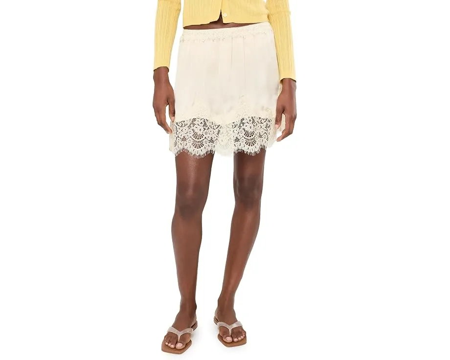 Нижняя юбка Free People Meet Me in The Middle 1/2 Slip кружевная