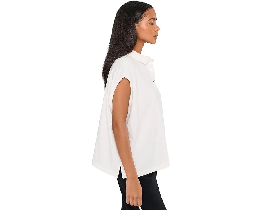 Оверсайз поло Free People Keep On с вентиляцией по бокам