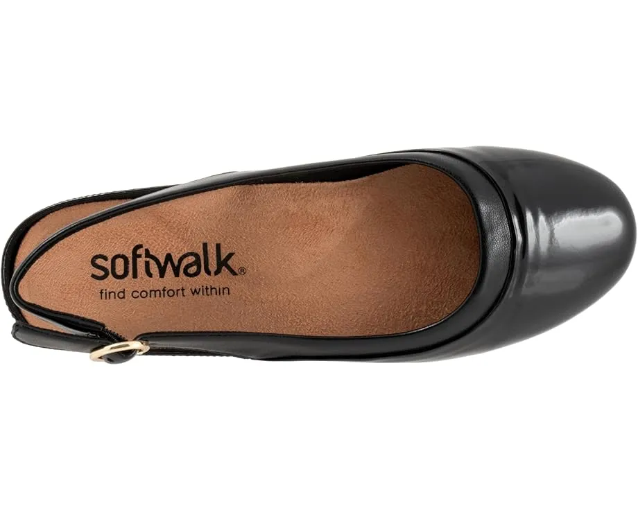 Туфли SoftWalk Sheffield из кожи с застежкой на пряжку и съемной стелькой