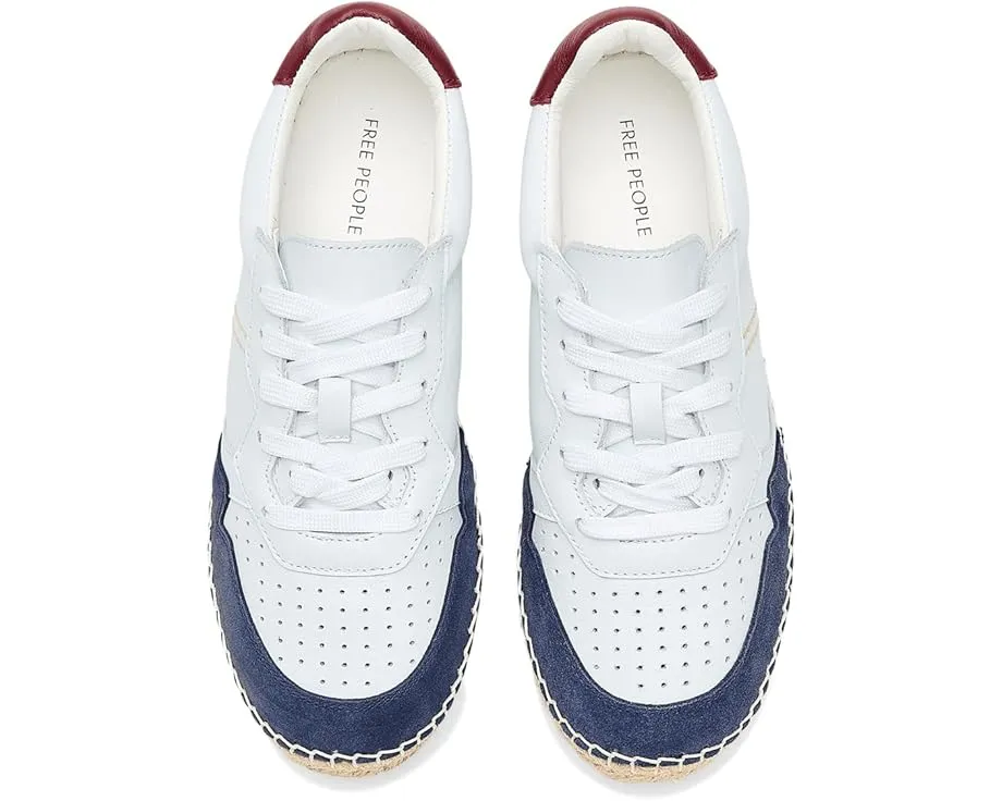 Кроссовки Serendipity с подошвой эспадрильи из кожи и замши