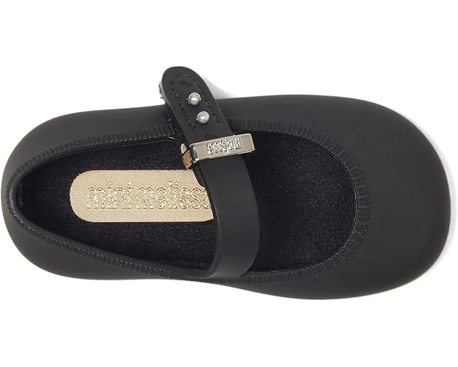 Мягкие балетки Soft Ballerina с пеной для комфорта и липучкой Mini Melissa