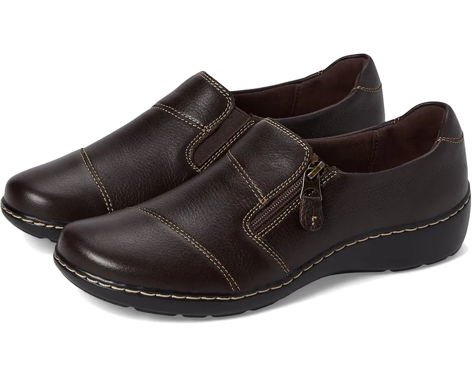 Оксфорды Clarks Cora Harbor из кожи с удобной стелькой и гибкой подошвой