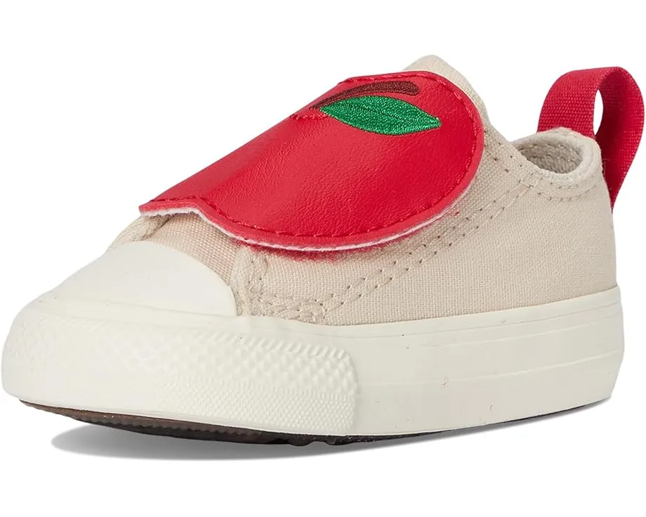 Детские кроссовки Converse Kids Chuck Taylor All Star с яблоками на липучке