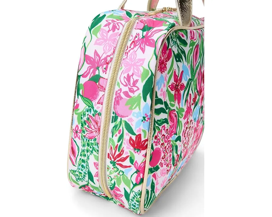 Косметичка Lilly Pulitzer Constance Case с верхней молнией и ручками