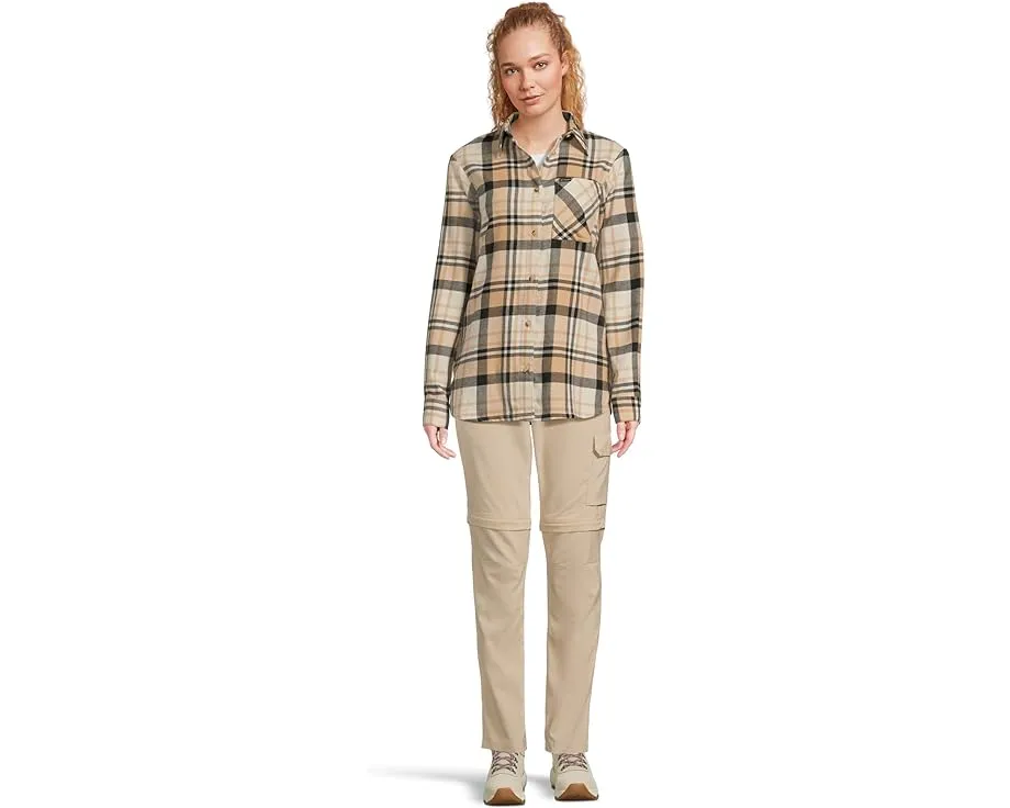 Рубашка Columbia Calico Basin Flannel с длинным рукавом и клетчатым принтом