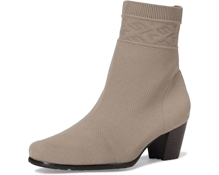 Ботильоны Kalista из эластичного трикотажа с квадратным носком и каблуком David Tate