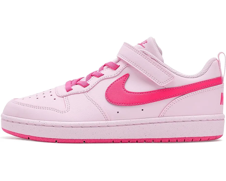 Кроссовки Nike Kids Court Borough Low Recraft BP с водоотталкивающей пропиткой и липучкой