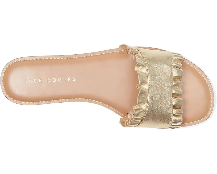 Сланцы Jack Rogers Rozette с рюшами и квадратным носком