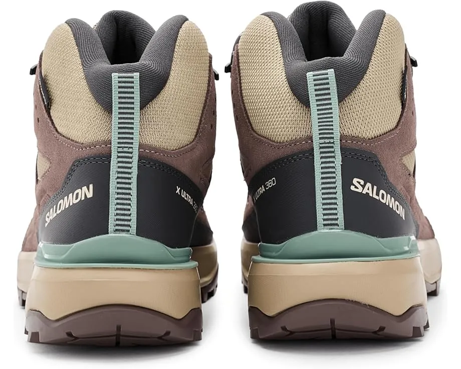 Трекинговые кроссовки Salomon X Ultra 360 Leather Mid с мембраной Gore-tex