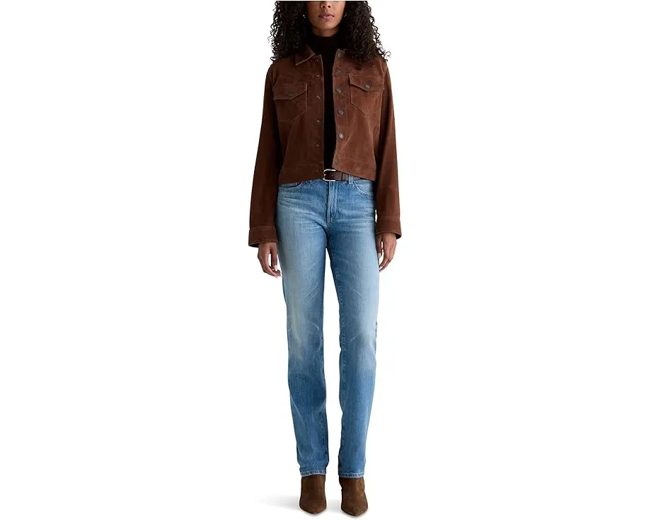 Джинсы AG Jeans Sandra Low Rise Slim Straight с низкой посадкой