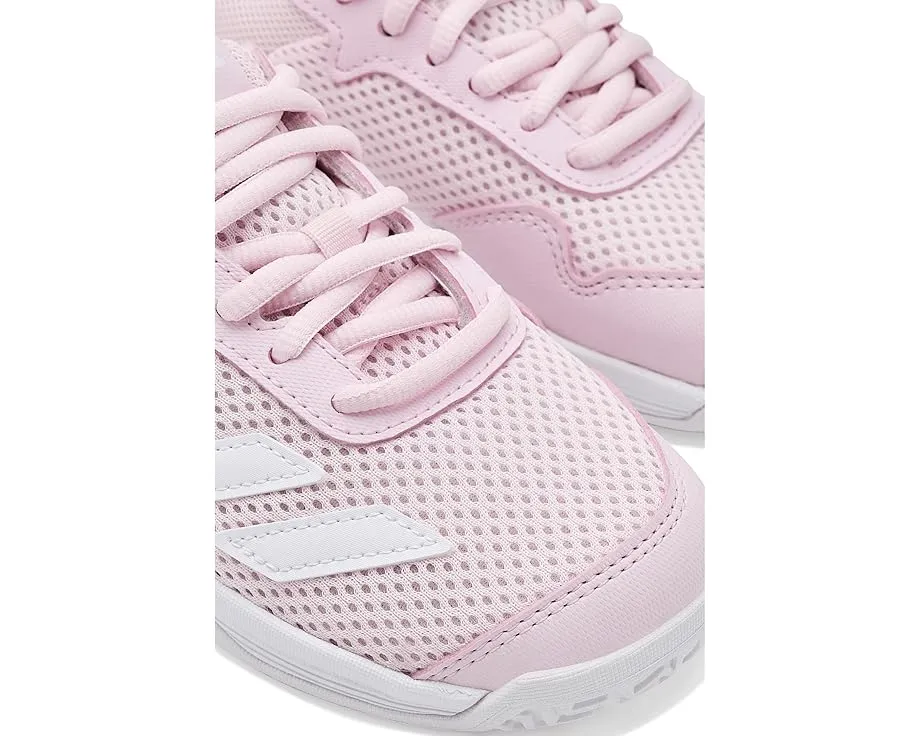 Adidas Courtflash Tennis детские кроссовки розовые с белым