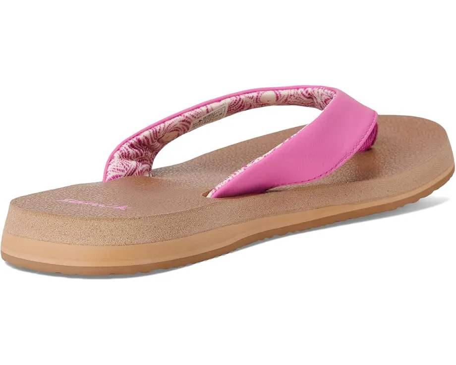 Сланцы Sanuk Yoga Mat II с оригинальной стелькой из коврика для йоги и переработанной подошвой