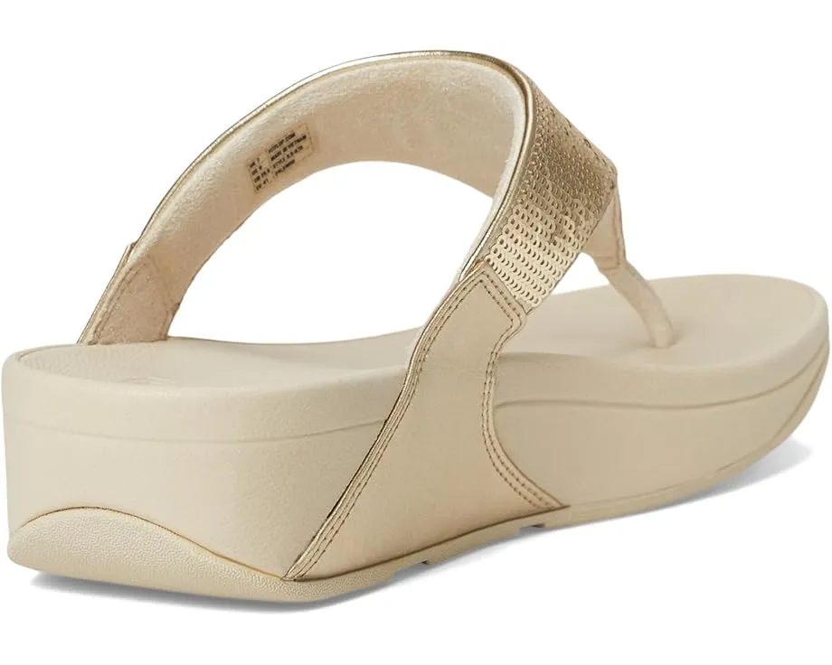 Блестящие сандалии FitFlop Lulu с микровобблбордом и стразами