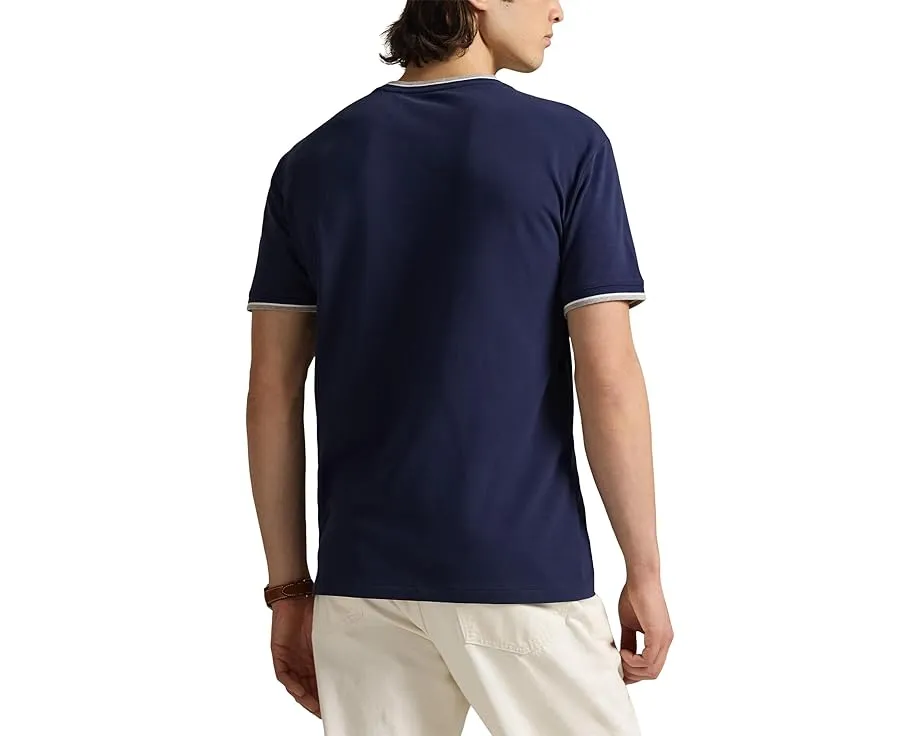 Классическая футболка Polo Ralph Lauren из стретч-сетки с коротким рукавом
