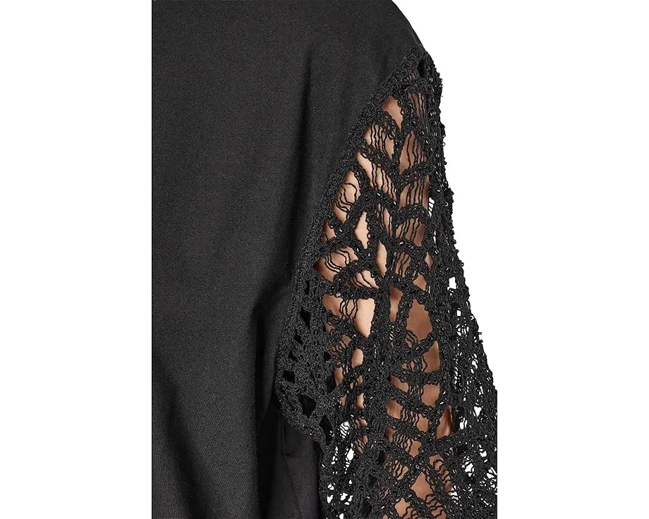 Футболка Crochet Sleeve Belle от Sanctuary с кружевными рукавами