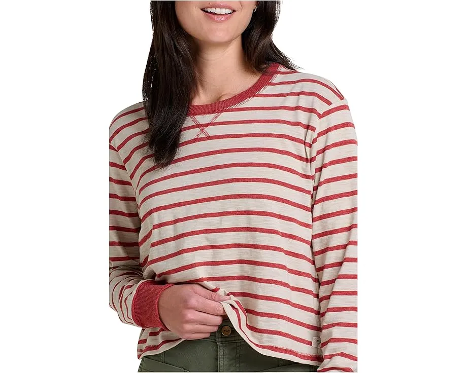 Футболка Toad&Co Boundless Jersey с длинным рукавом и защитой UPF 50+