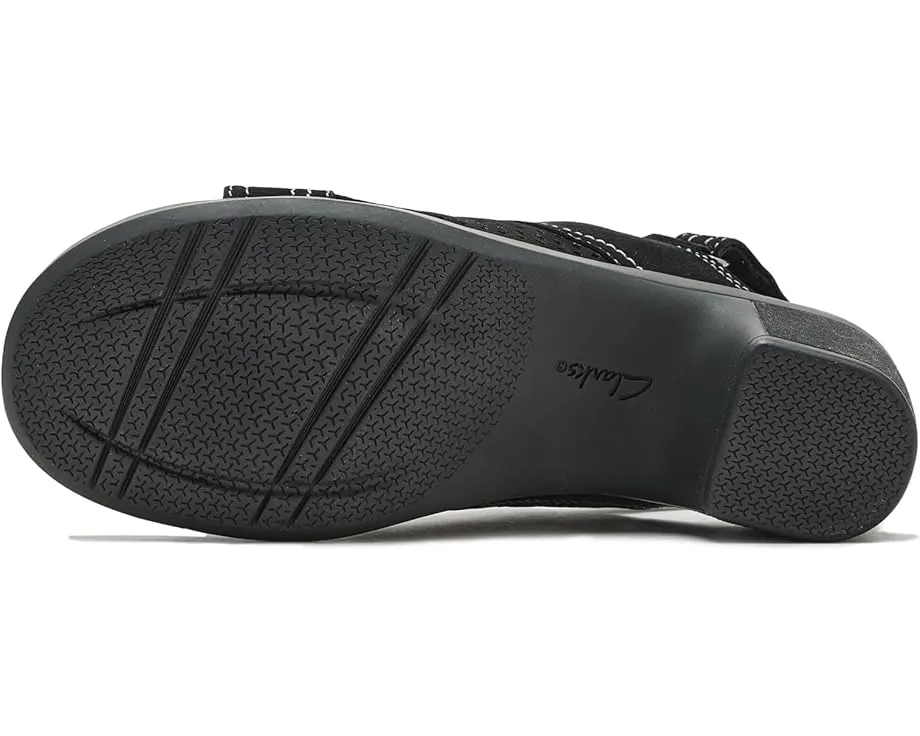 Босоножки на устойчивом каблуке Clarks Emily 2 Mist с регулируемой застежкой