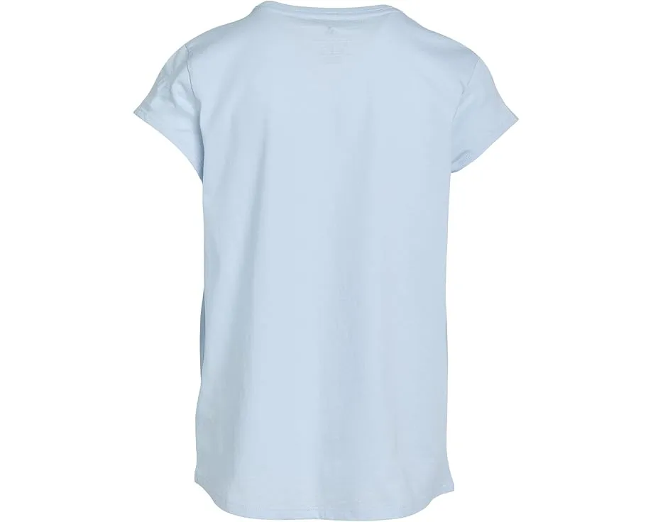 Футболка adidas Kids с коротким рукавом и ярким логотипом из фольги