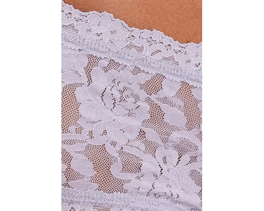 Трусы-стринги Hanky Panky Printed Signature Lace Low Rise с принтом