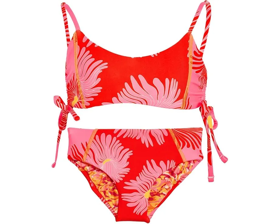 Обратный детский комплект бикини Maaji Kids Water Blossom Seychelles с регулируемыми бретелями