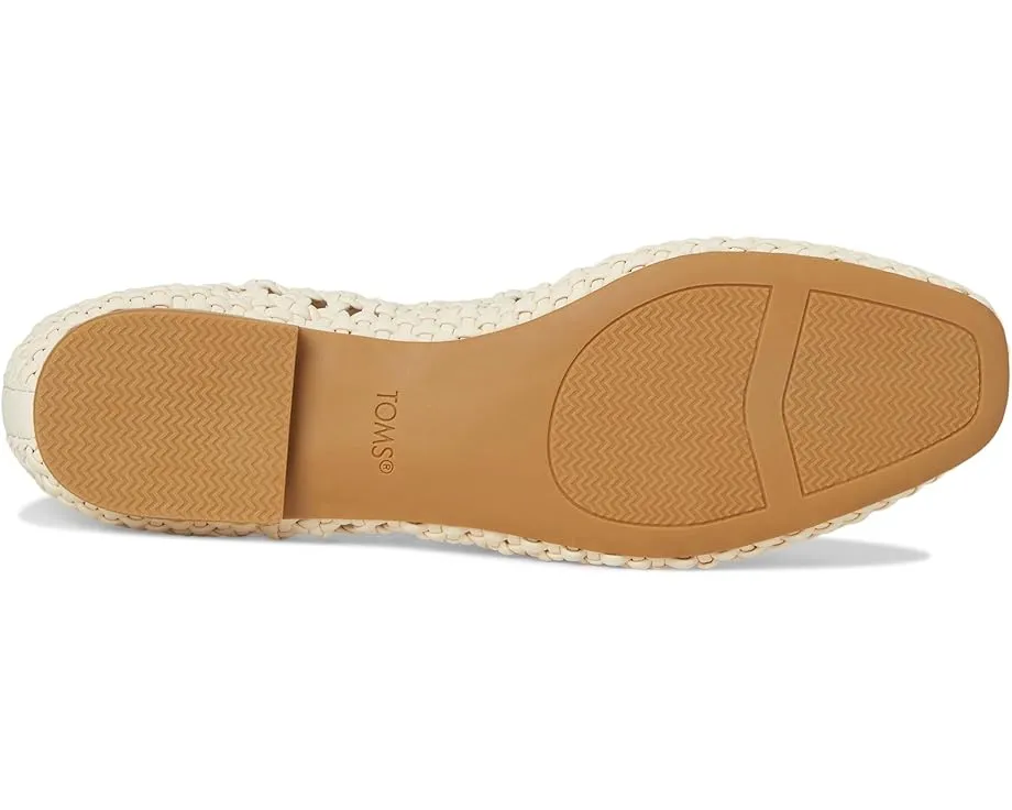 Балетки Briella с квадратным носком и металлизированными деталями