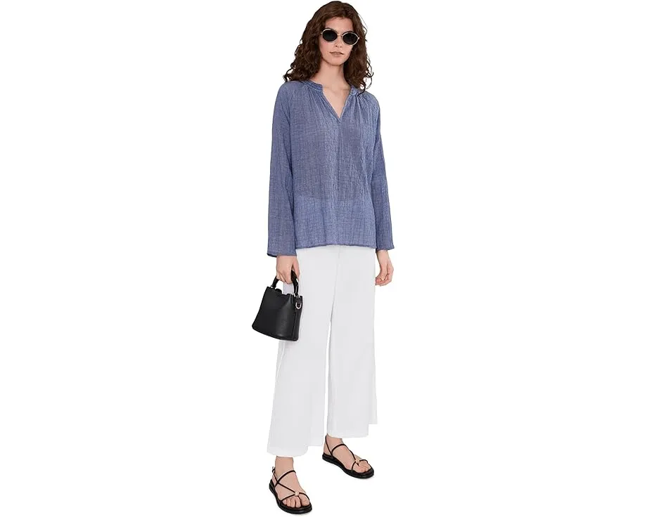Широкие брюки-гармошка из органического хлопка Eileen Fisher