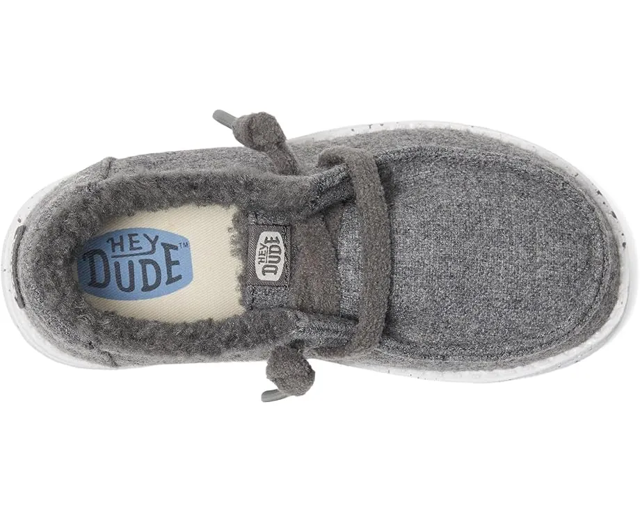 Hey Dude Kids Wendy Wool Cozy детские лоферы из шерсти с утепленной подкладкой